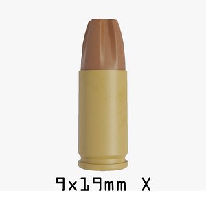 9x19mm Cross Cartridge model