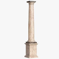 Pedestal Marble Tuscan Column