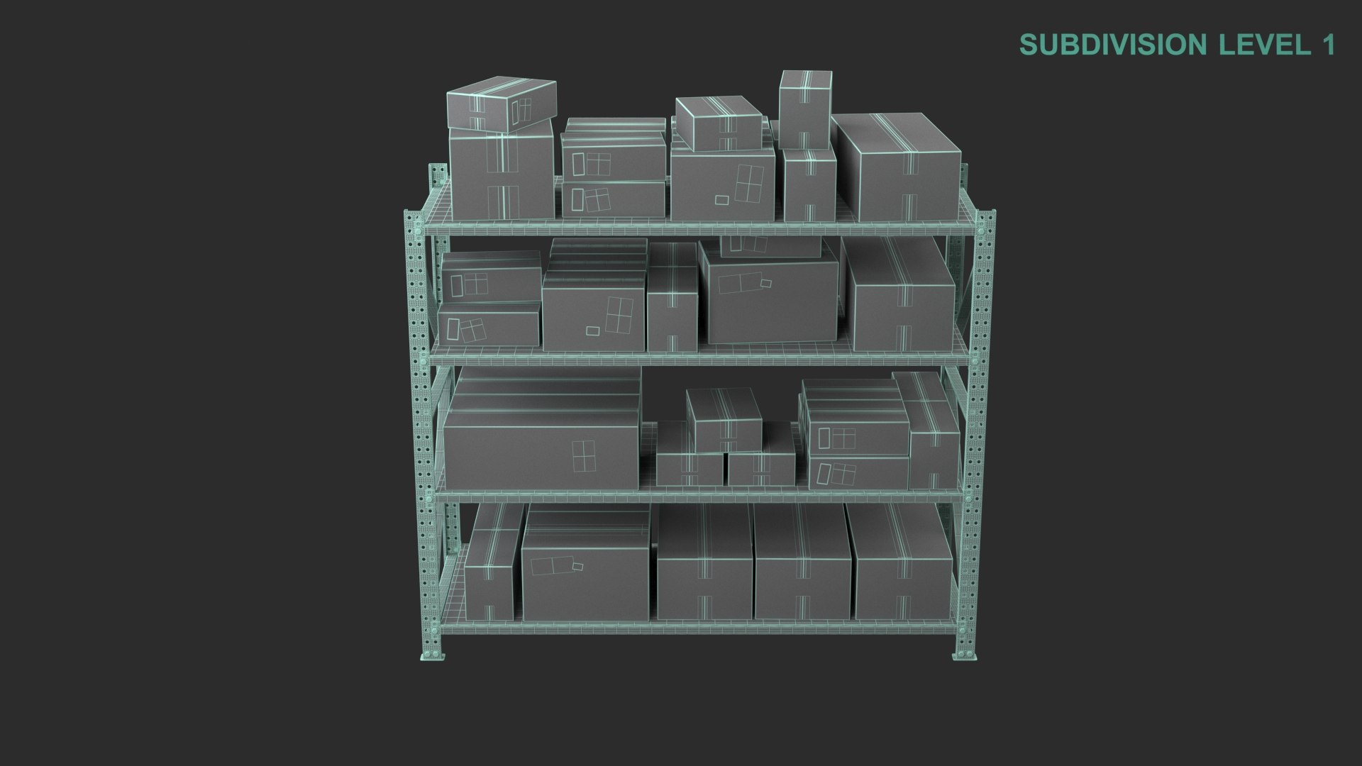 3D Warehouse Shelf With Boxes https://p.turbosquid.com/ts-thumb/Kk/VX3GMd/0c/wireframe0005/jpg/1669208015/1920x1080/fit_q87/88def9a263a4ce7113ca8efde1960005412742c7/wireframe0005.jpg
