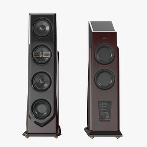3D High-End Floorstanding Loudspeaker model