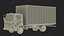 box truck isuzu npr 3D model