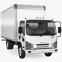 Box Truck Isuzu NPR 2018 Simple Interior