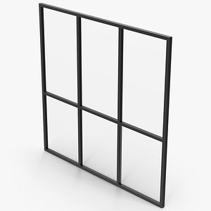 3D Black Panoramic Windows