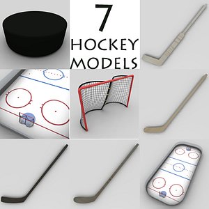 ice hockey 3d model