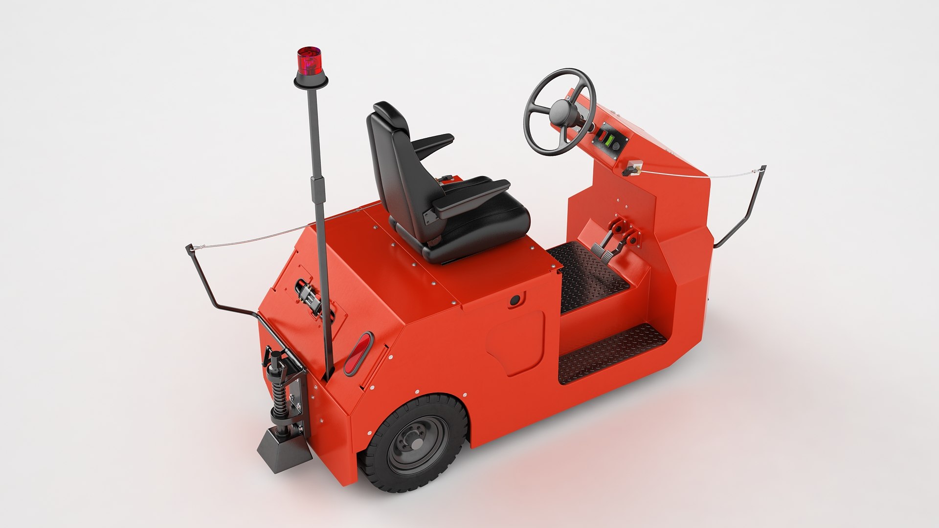 3D Electric Industrial Tugger 06 Model - TurboSquid 1733705