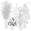 20 Photorealistic Flowers for Interiors - set 121 128 134 141