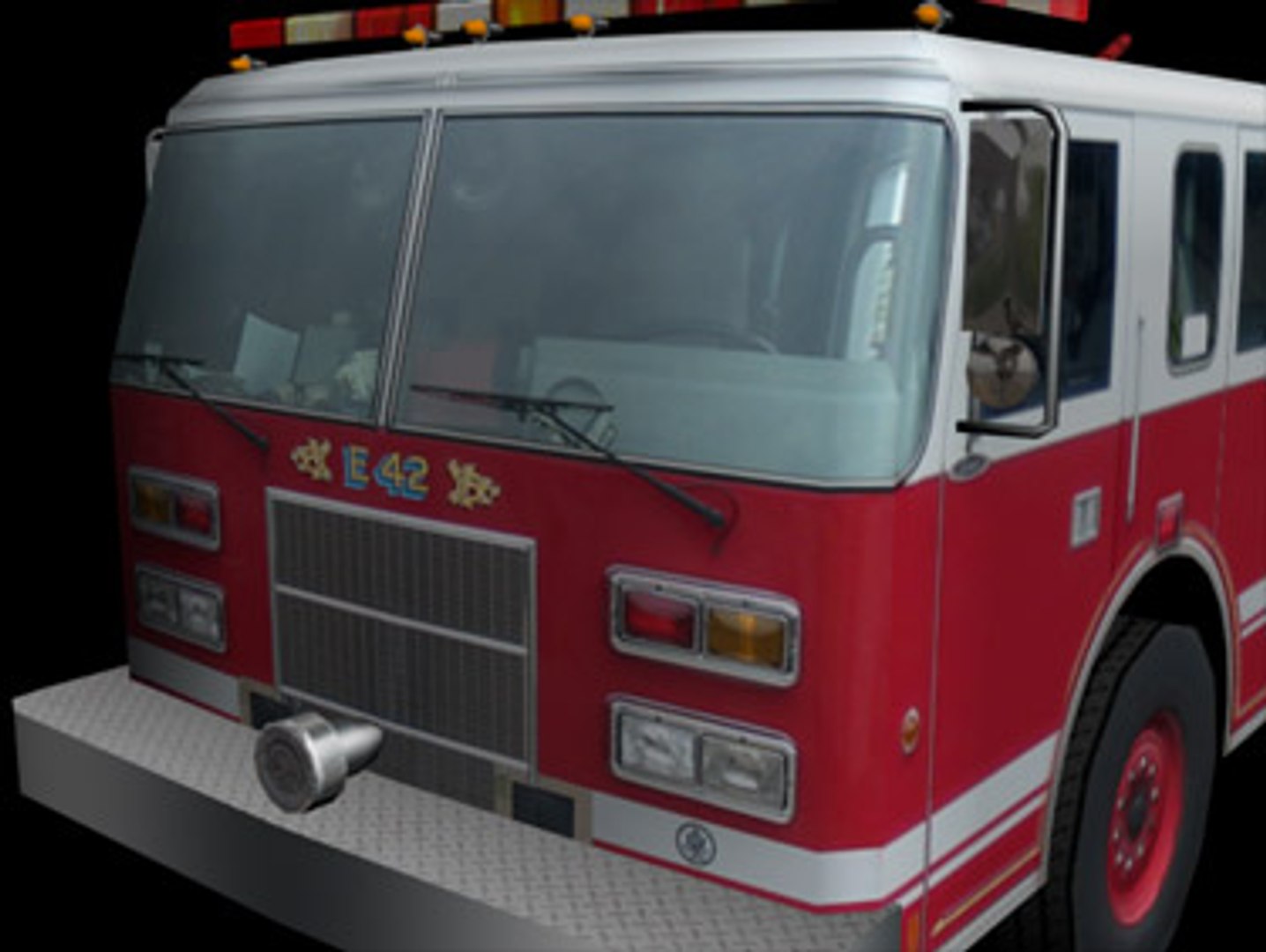 Low-poly Engine 3d Model