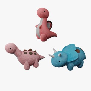3D Dinosaur Plush Toys