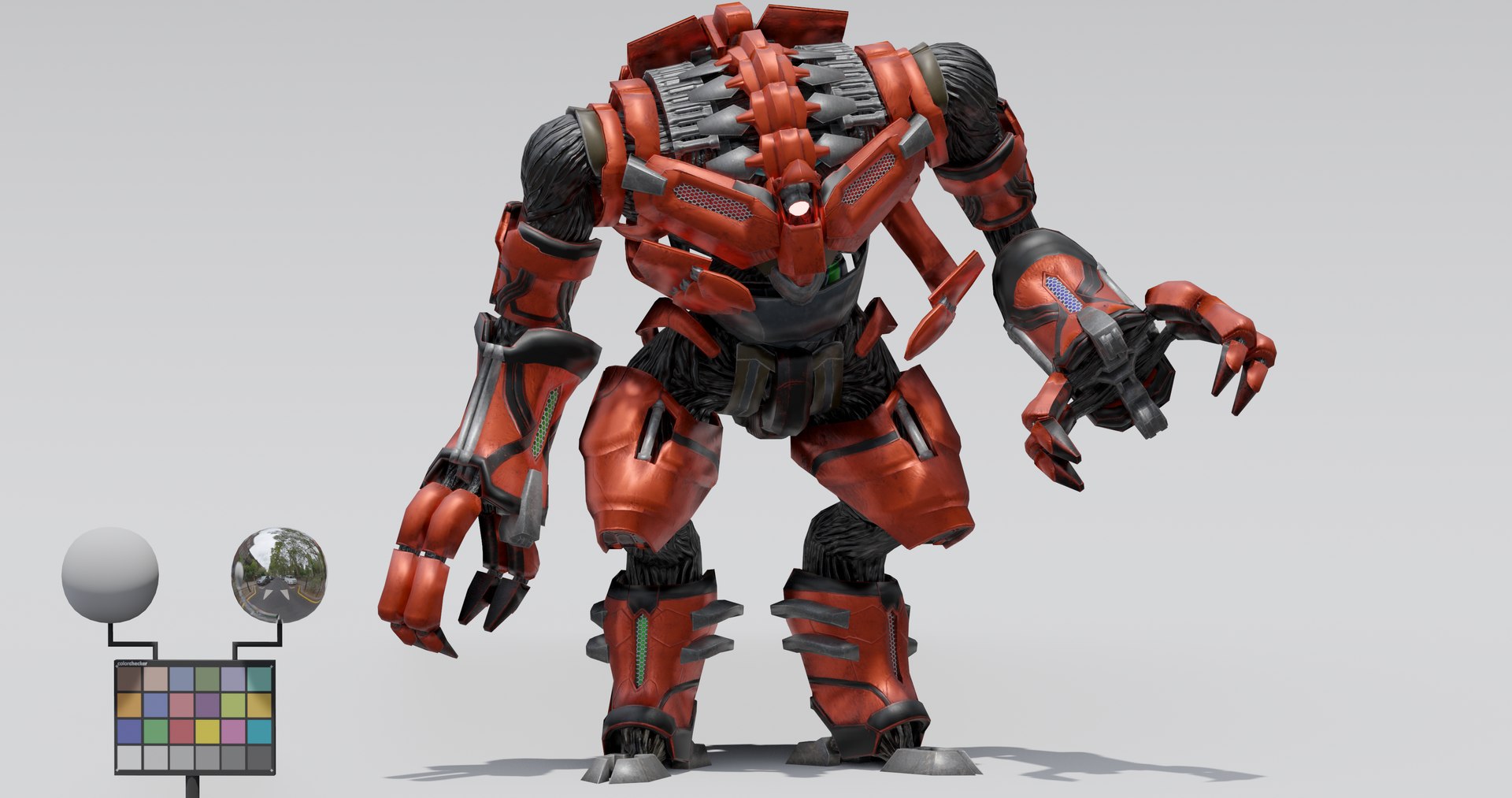 3D Giant droid mecha robot - rigged model - TurboSquid 2085644