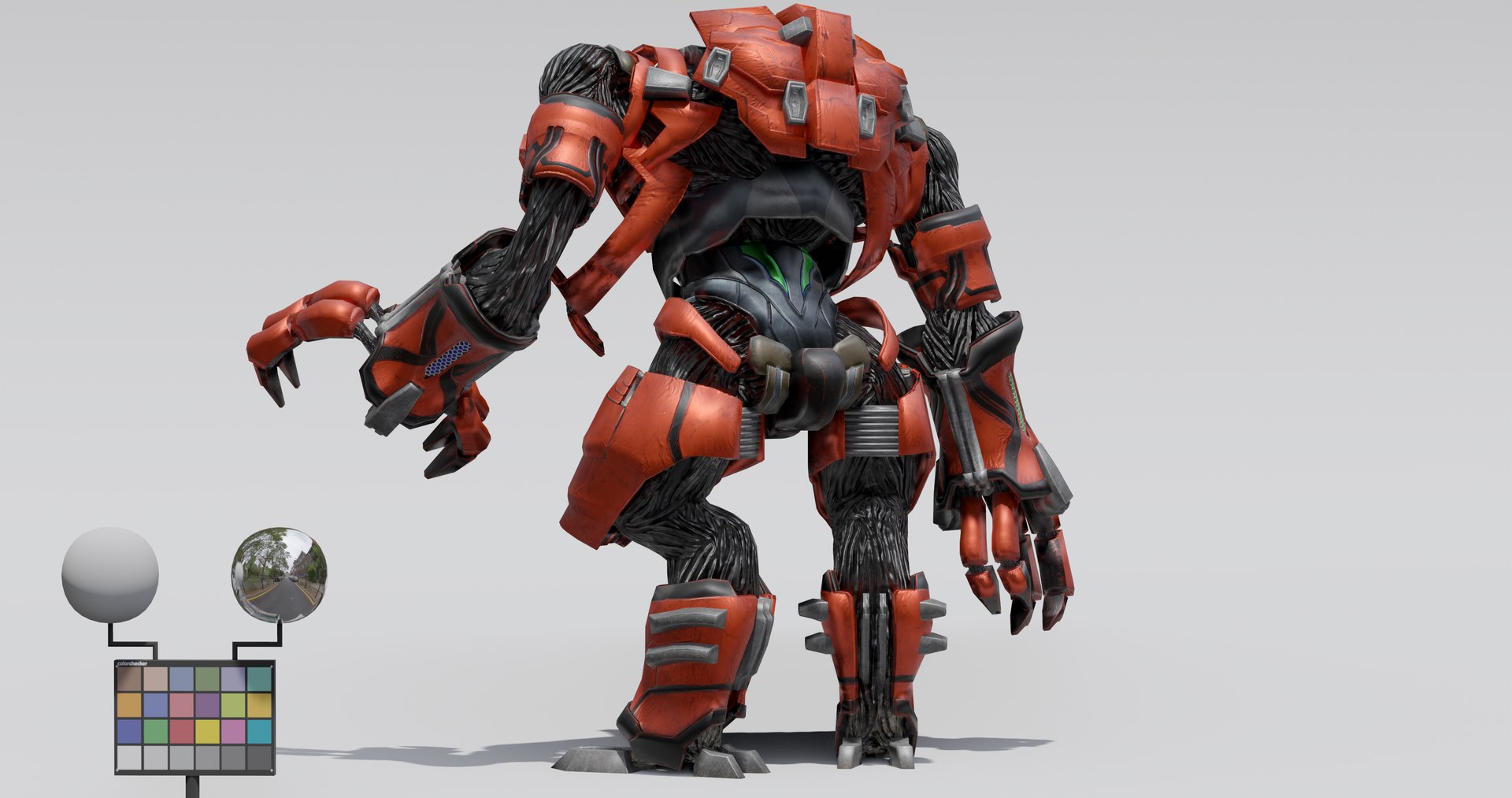 3D Giant droid mecha robot - rigged model - TurboSquid 2085644