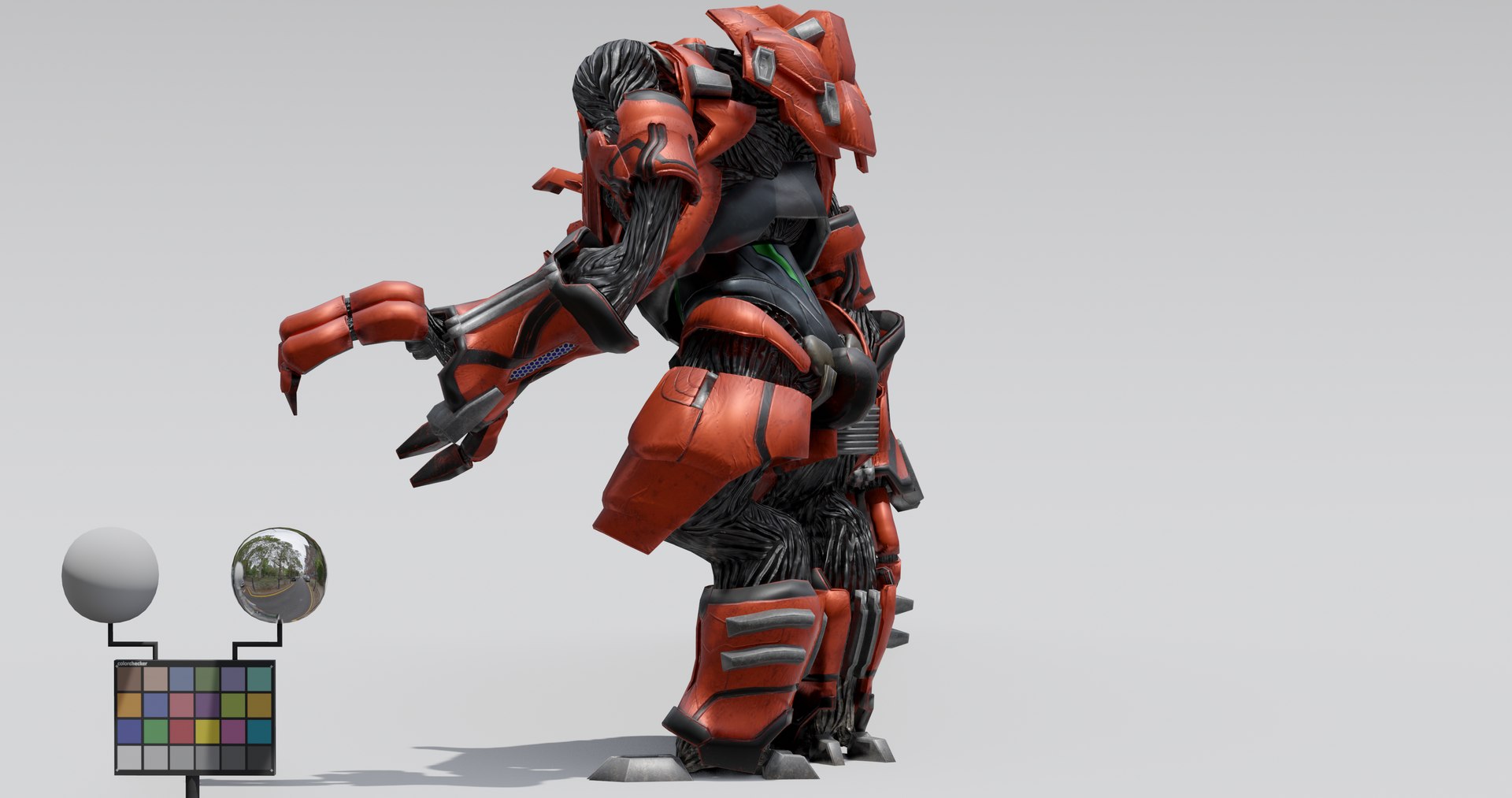 3D Giant droid mecha robot - rigged model - TurboSquid 2085644