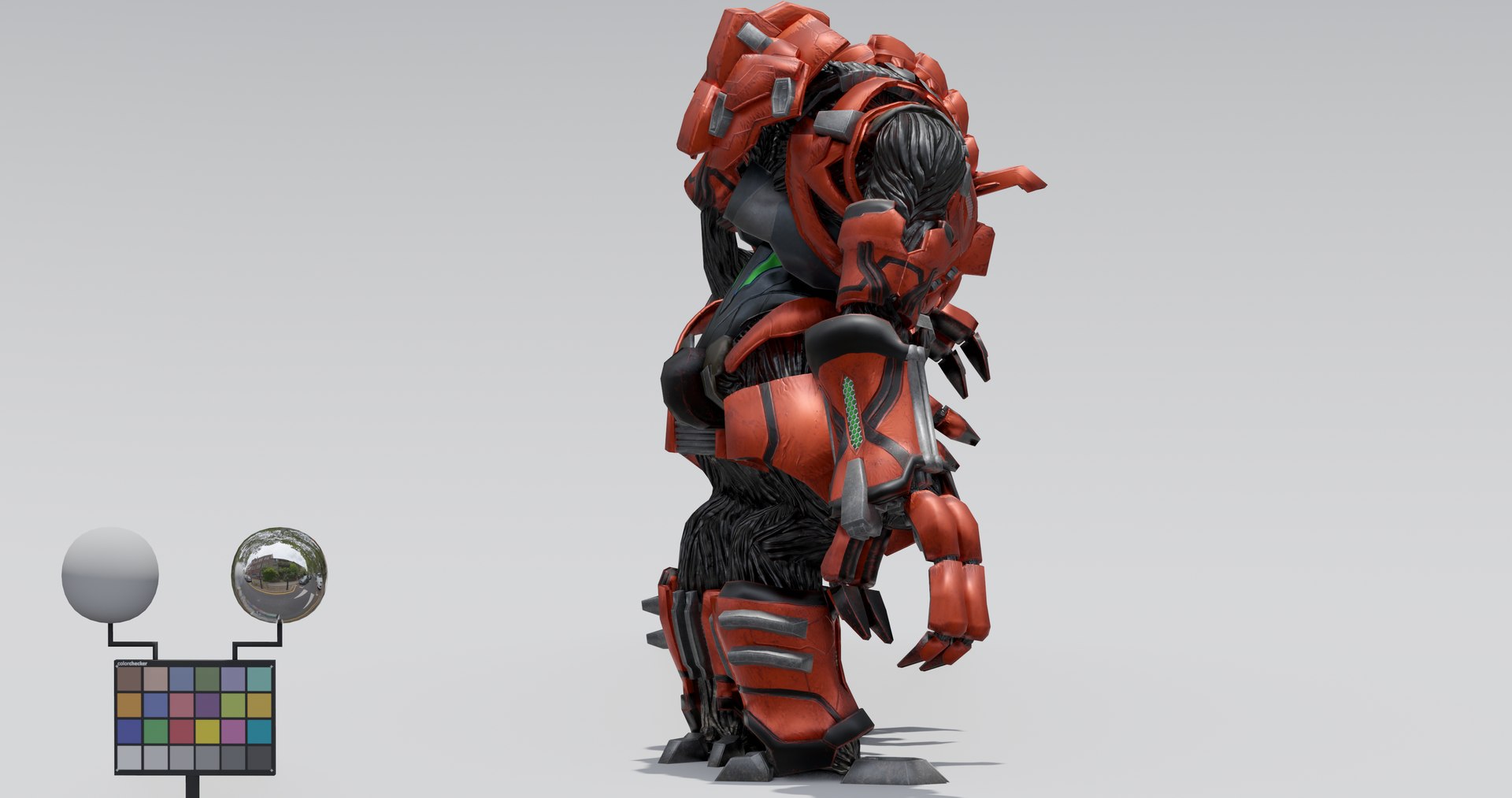 3D Giant droid mecha robot - rigged model - TurboSquid 2085644