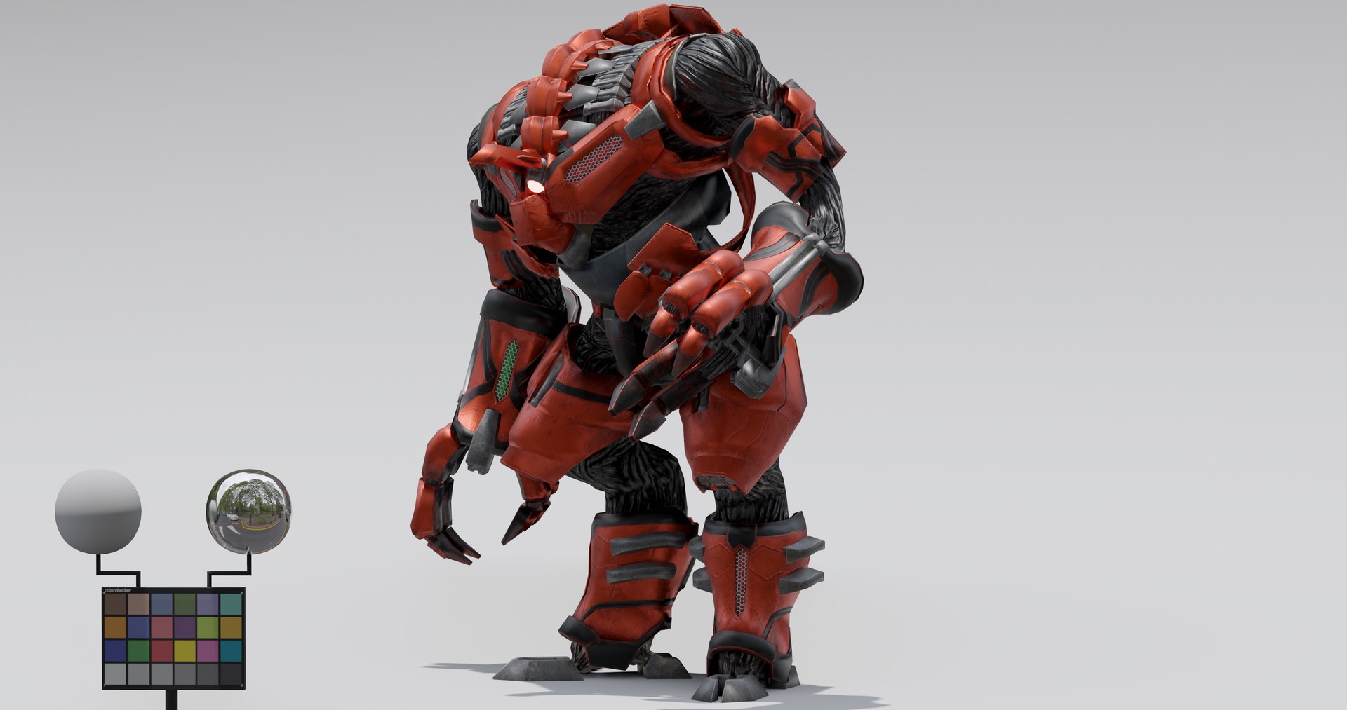 3D Giant droid mecha robot - rigged model - TurboSquid 2085644