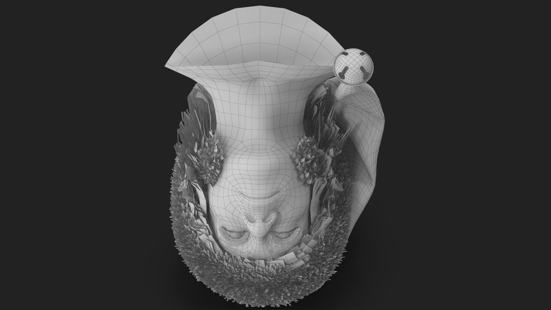 Christmas Elf Head 3D model https://p.turbosquid.com/ts-thumb/Kk/s3dZT9/Ve/wireframe_20/jpg/1761549205/1920x1080/fit_q87/8f70c66ef0104f5b79631cb2f8708635122790fa/wireframe_20.jpg