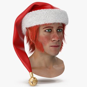 Christmas Elf Head