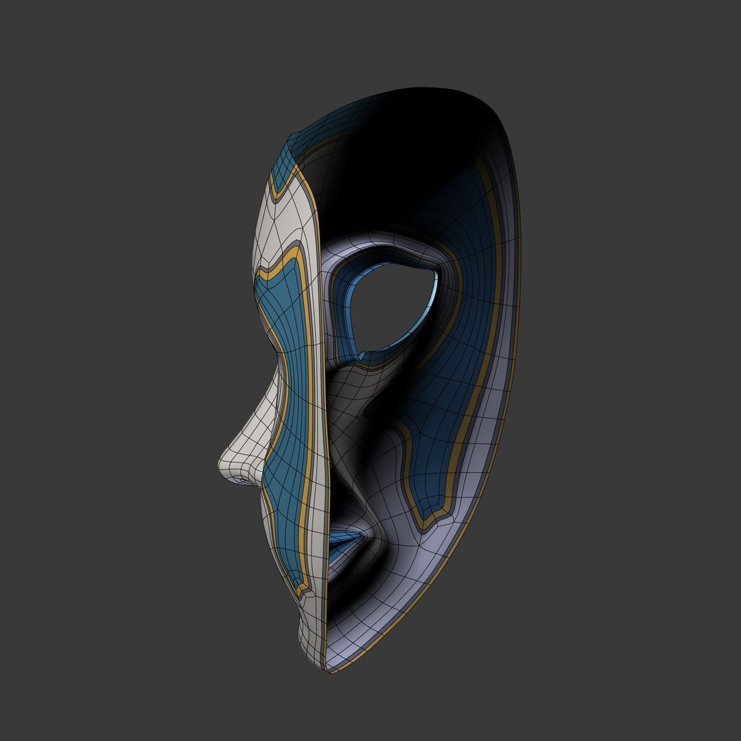 3D Mardi Gras Mask - TurboSquid 1577081