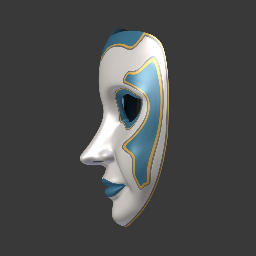 3D Mardi Gras Mask - TurboSquid 1577081