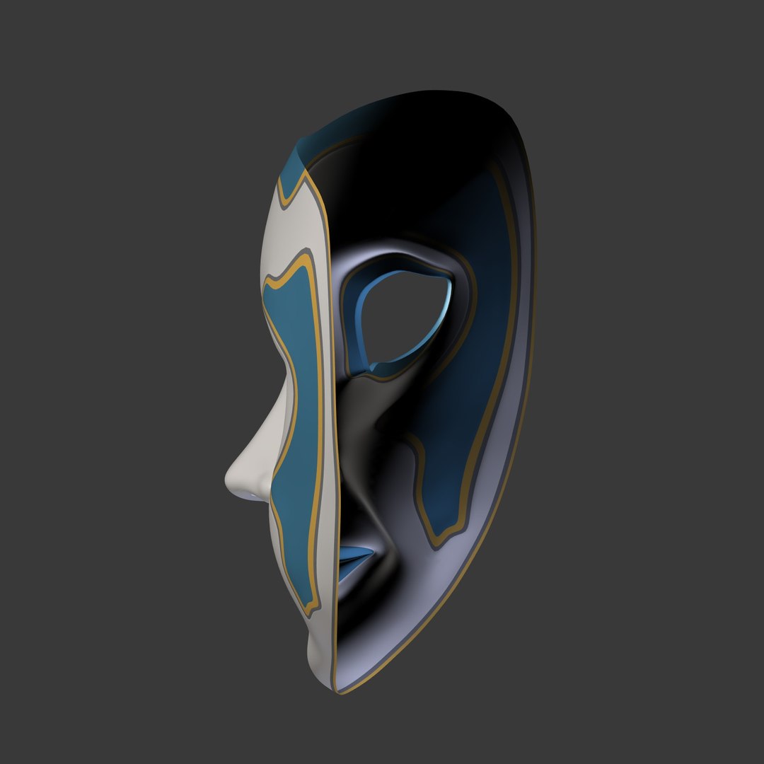 3D mardi gras mask - TurboSquid 1577081