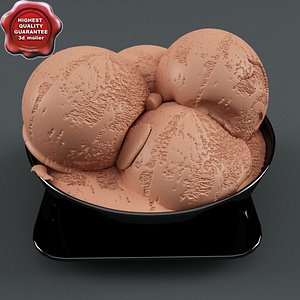 3d model ice cream v4