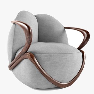 3D model arm chair  hug