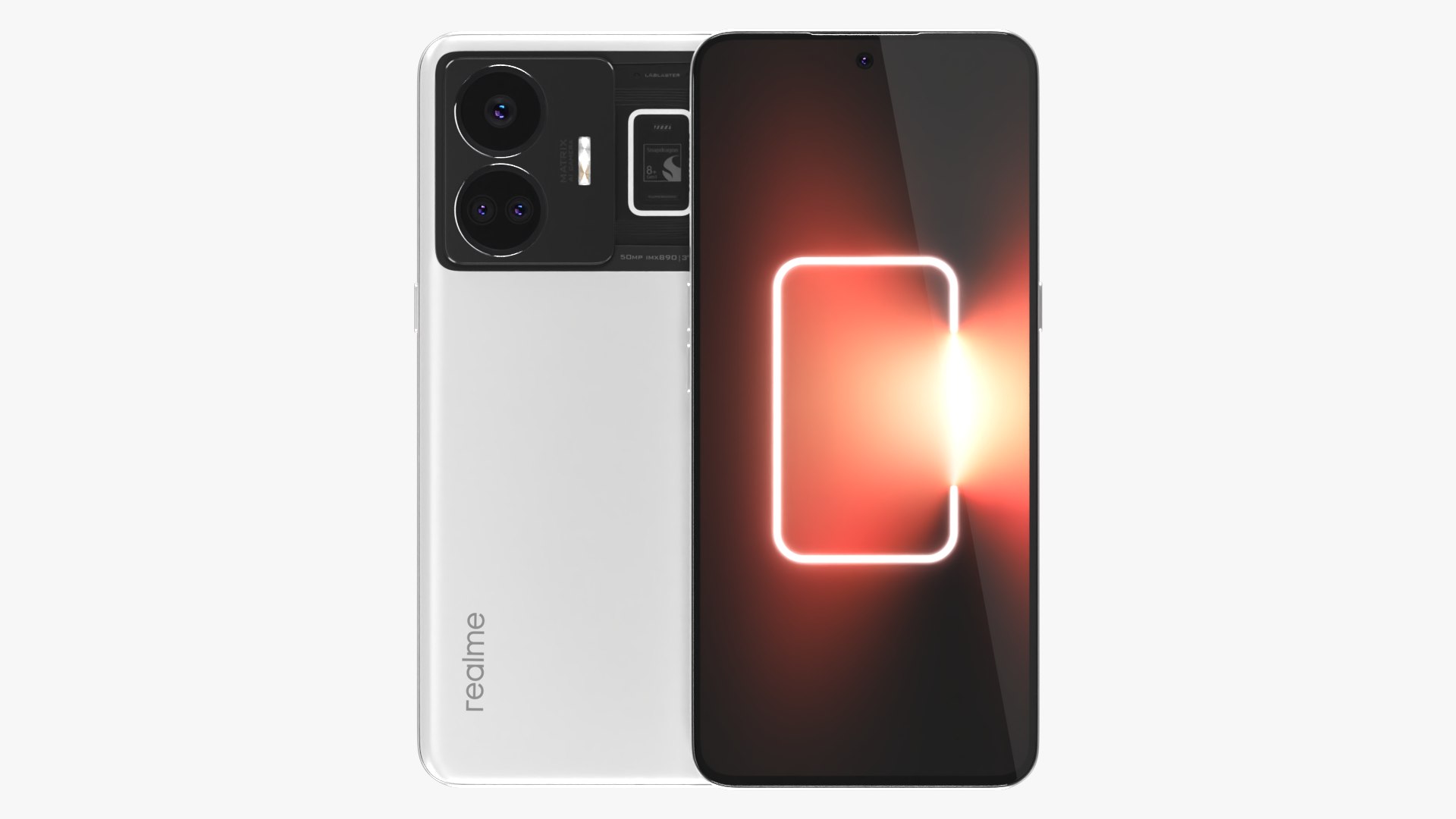 Realme GT Neo 5 White Model TurboSquid 2066347