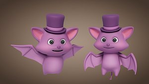 Rigged Cartoon Bat