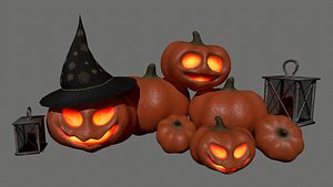 candle halloween set model