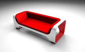 Red sofa