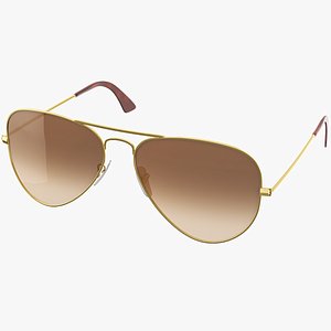 Pilot Classic Sunglasses 02 3D model