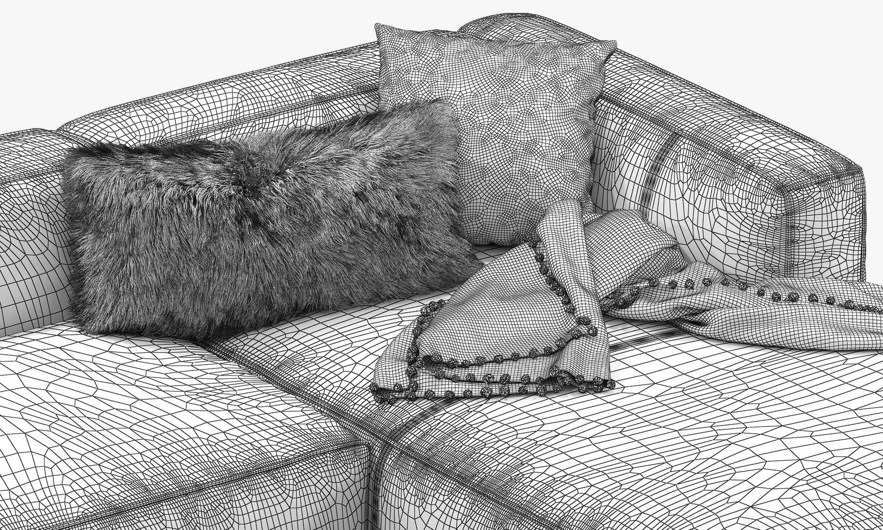 Joybird Jaxon Sectional Leather Sofa Model TurboSquid 2235654