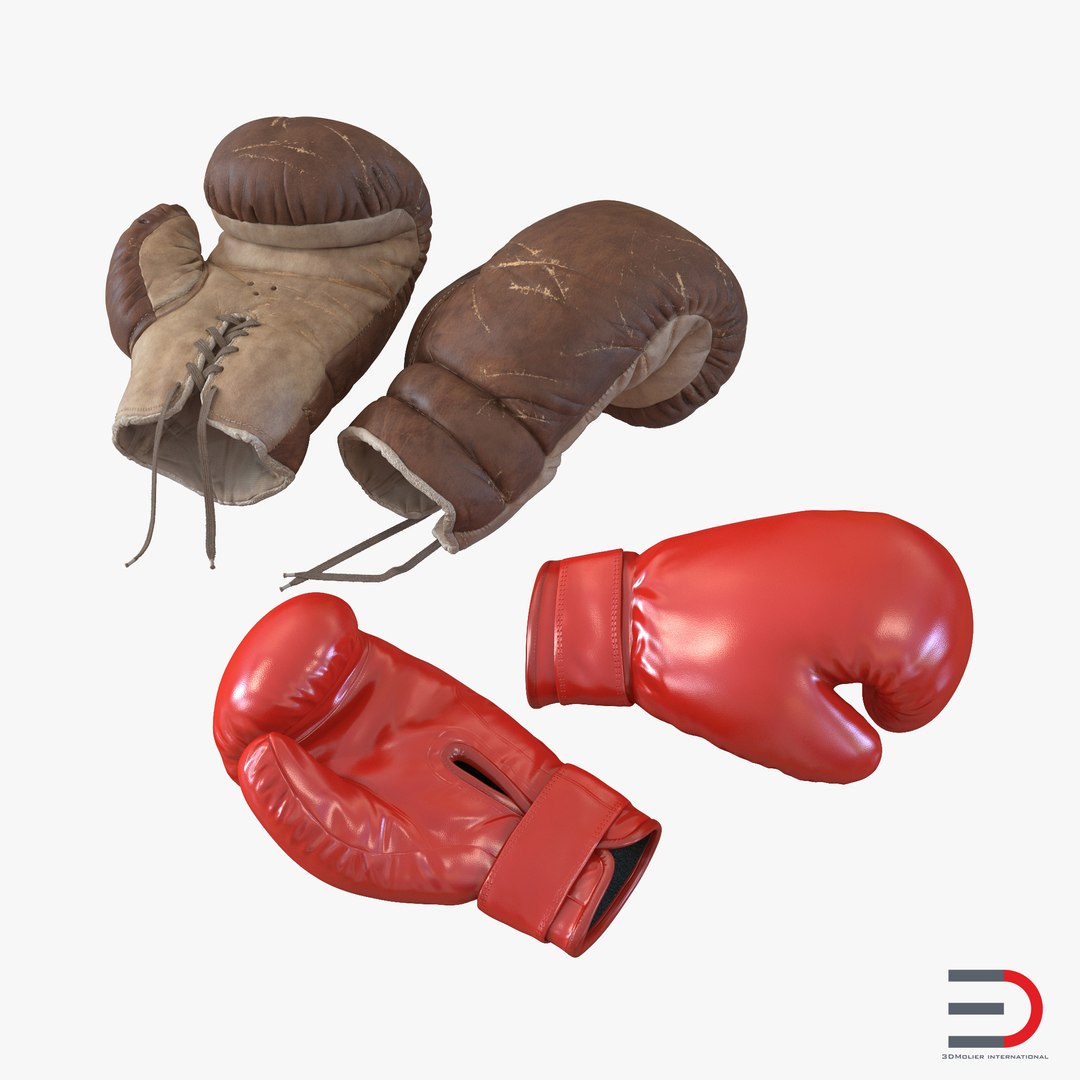 Boxing Gloves 3D Models Collection 3D model preview