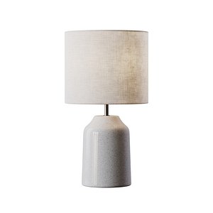 Kleine tafellamp Sandy Glow van keramiek