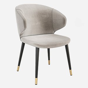 3D volante dining chair model