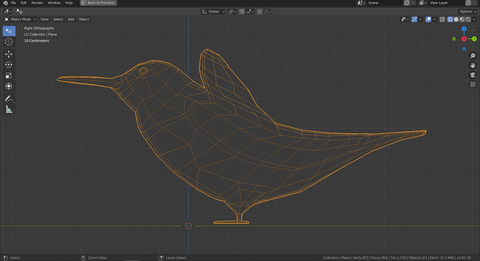 3D Bird Hummingbird - TurboSquid 1597667