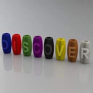 organic pen cups vases 3D