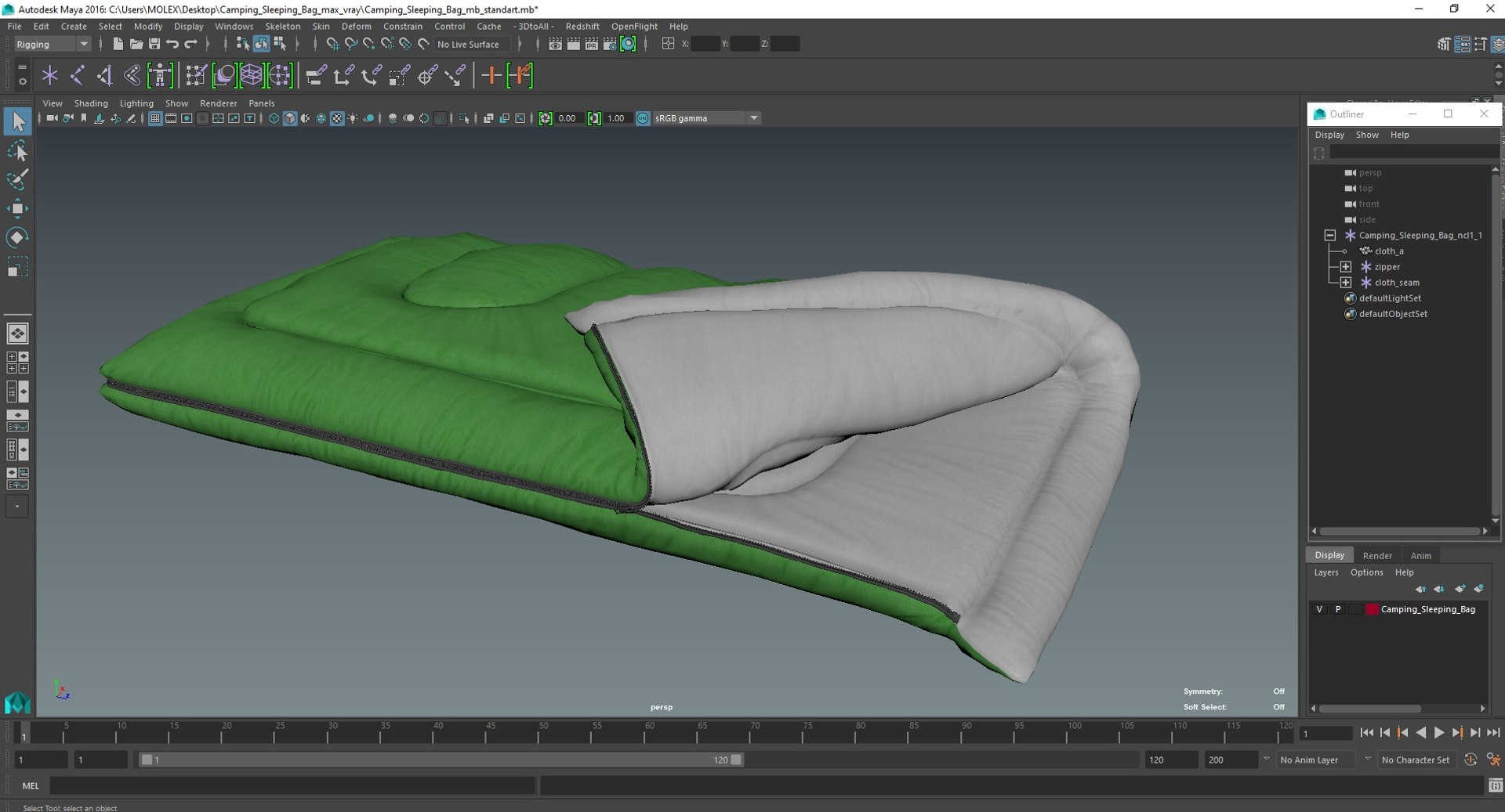 Camping Sleeping Bag 3D model https://p.turbosquid.com/ts-thumb/Kl/DotQC1/ia/campingsleepingbagmb3dmodel042/jpg/1695159522/1920x1080/fit_q87/2c25b1037ea48232a8d6a7e7e188d107d8e233b5/campingsleepingbagmb3dmodel042.jpg