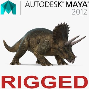 triceratops rigged ma