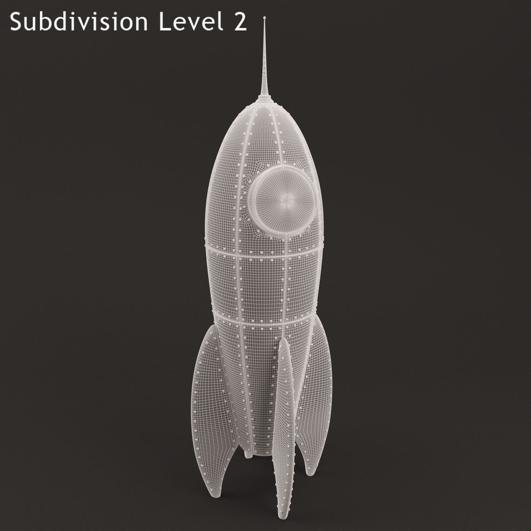 Rocket Spaceship 3d Model