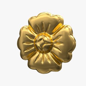 3D model Plaster Decorative Bow DS262