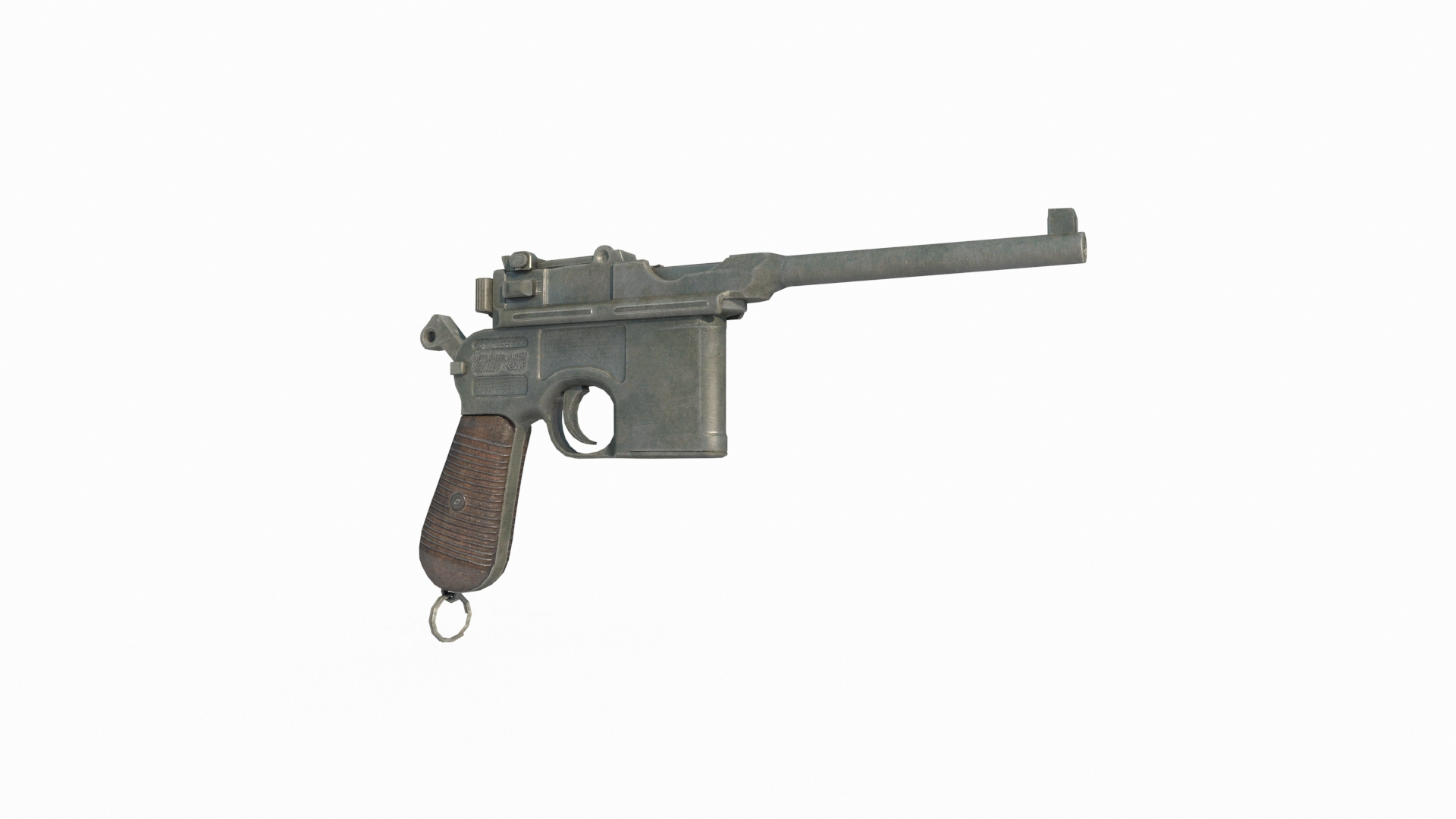 Old Style Weapon Mauser Pistol C96 3D Model - TurboSquid 2187532