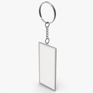 3D Keychain Flag model