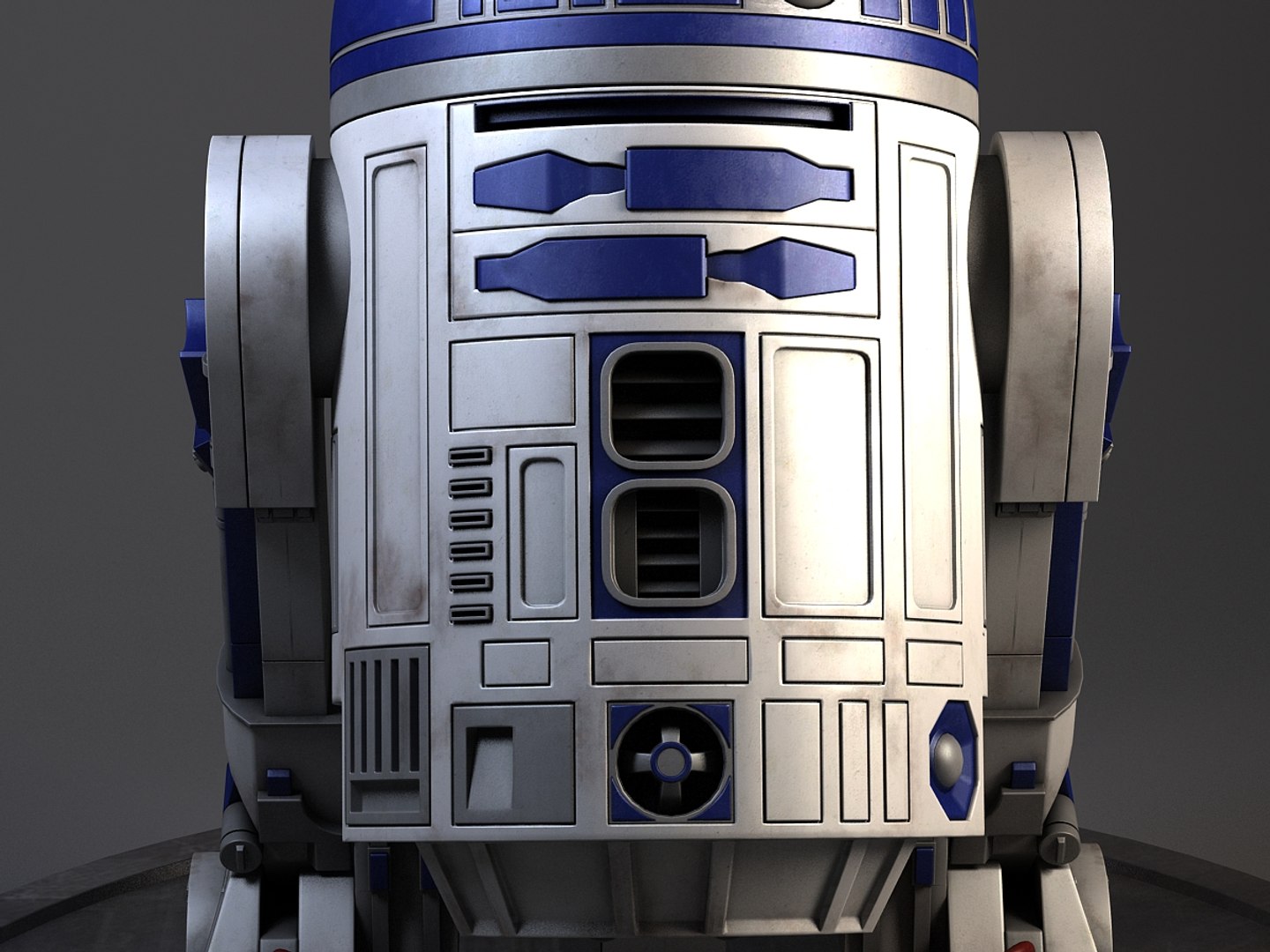 3d Model R2d2 Rigged