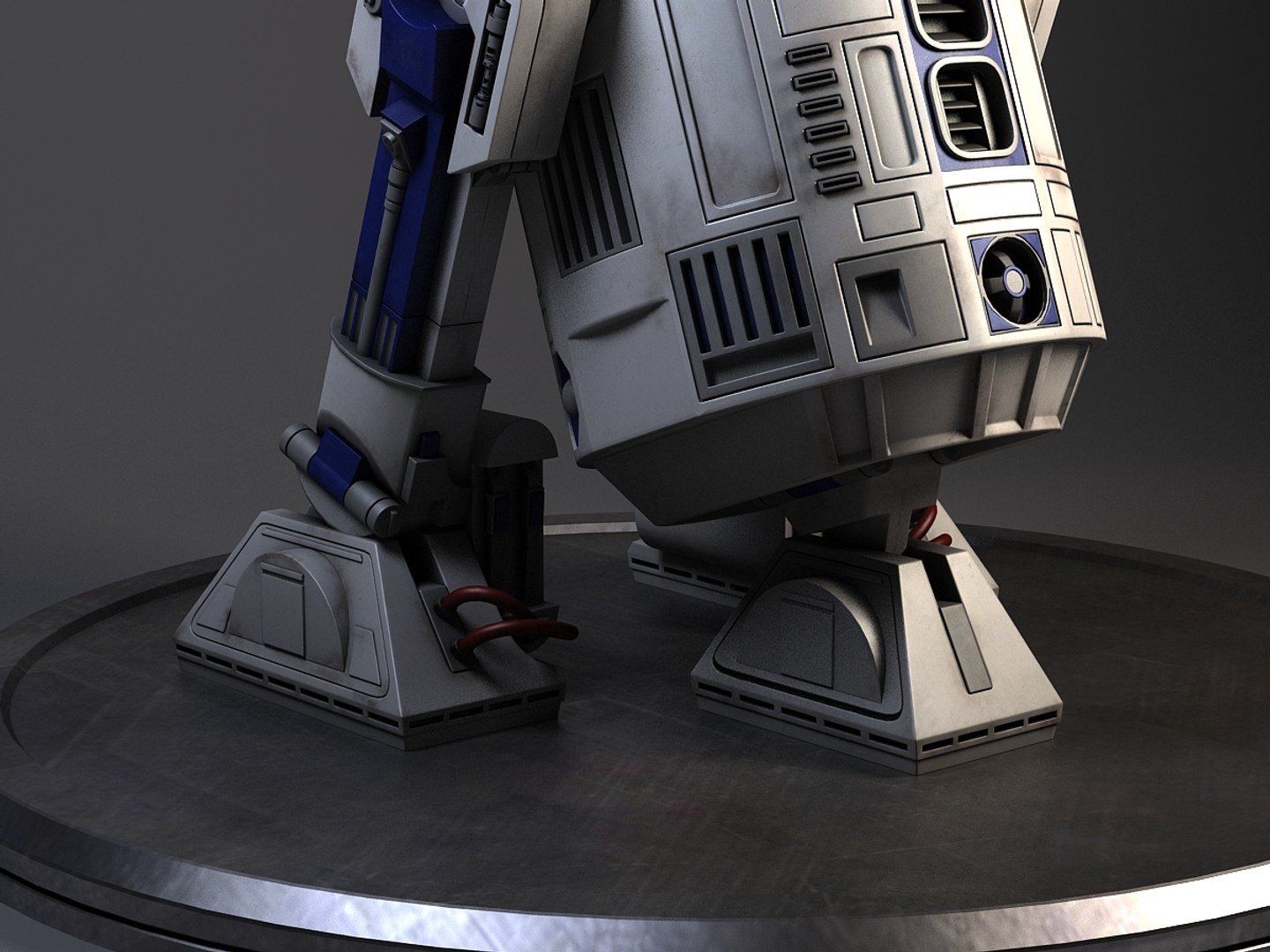 3d Model R2d2 Rigged