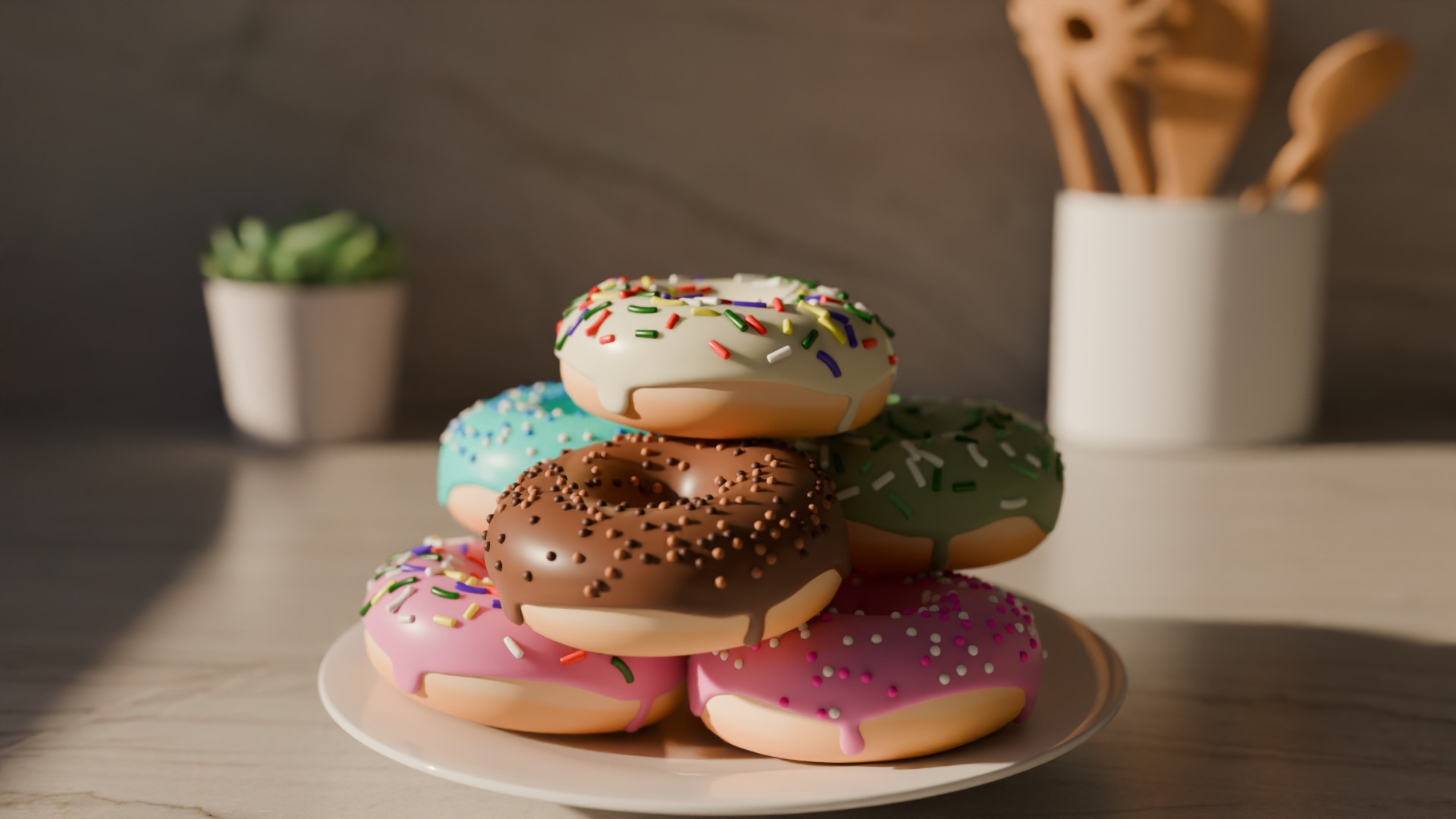 Donut Collection 3D Model - TurboSquid 2269512