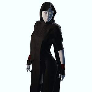 3D Cyberpunk Fashion model