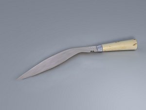 blade tribe kukri 3d model