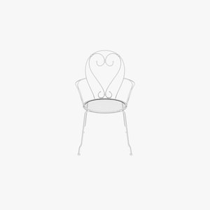 3D armchair iron