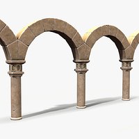 Stylized Colonnade