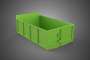 TRUCK BED DUMP BODY BOX CONTAINER BIN CARGO VEHICLE PICKUP CAR 3D model