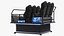 Virtual Reality Game Machine 7D Cinema Rigged